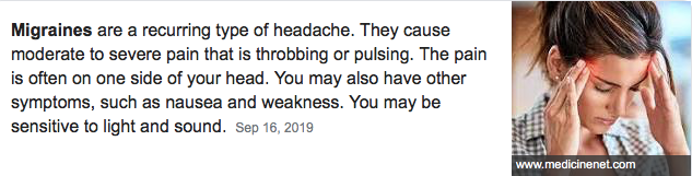 #Migraine