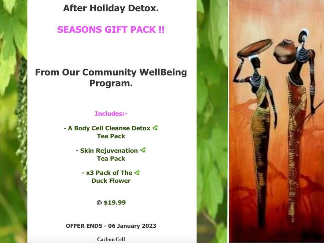 After Holiday Detox - On Our Wellbeing Program  (Offer Ends 30 Jan 2023) Free Shipping can apply
