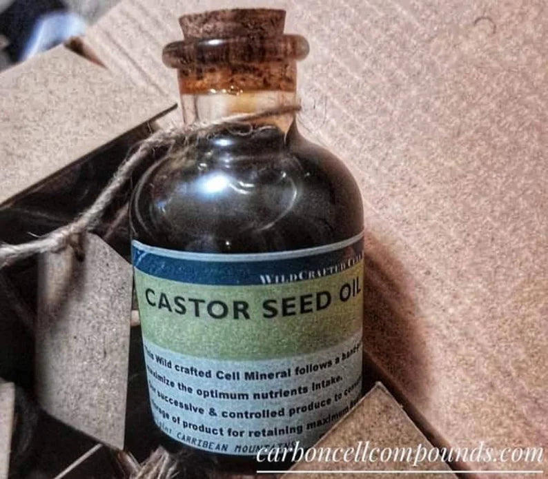 🌿 CASTOR SEED OIL - (Country Origin. Caribbean Mountains)